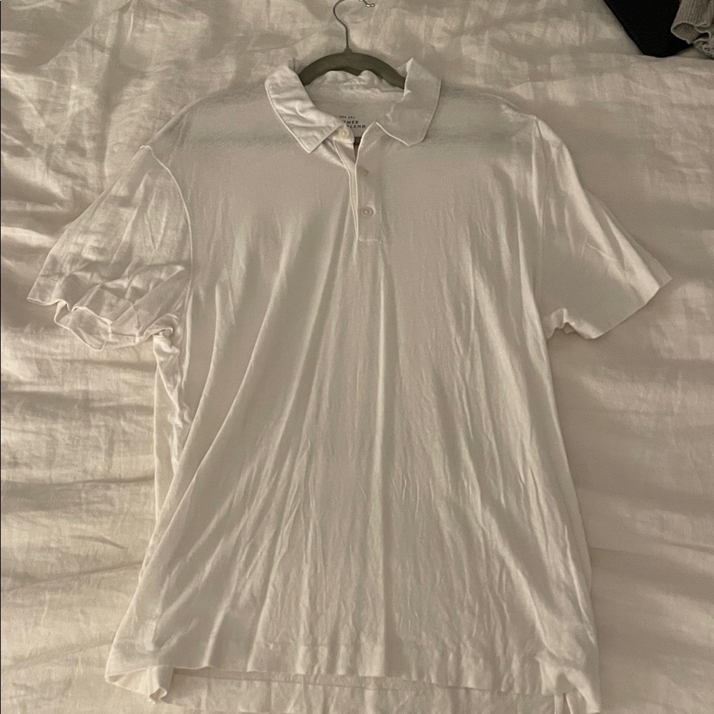 A&F Summer Linen Polo Shirt